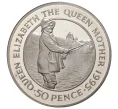 Монета 50 пенсов 1995 года Остров Вознесения «95 лет со дня рождения Королевы-матери» (Артикул M2-37920)