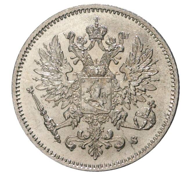 Монета 25 пенни 1915 года Русская Финляндия (Артикул M1-34038)