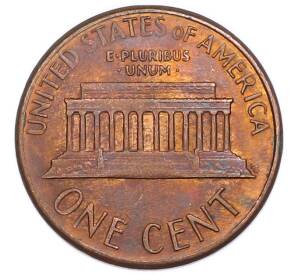 1 цент 1987 года США — Фото №2