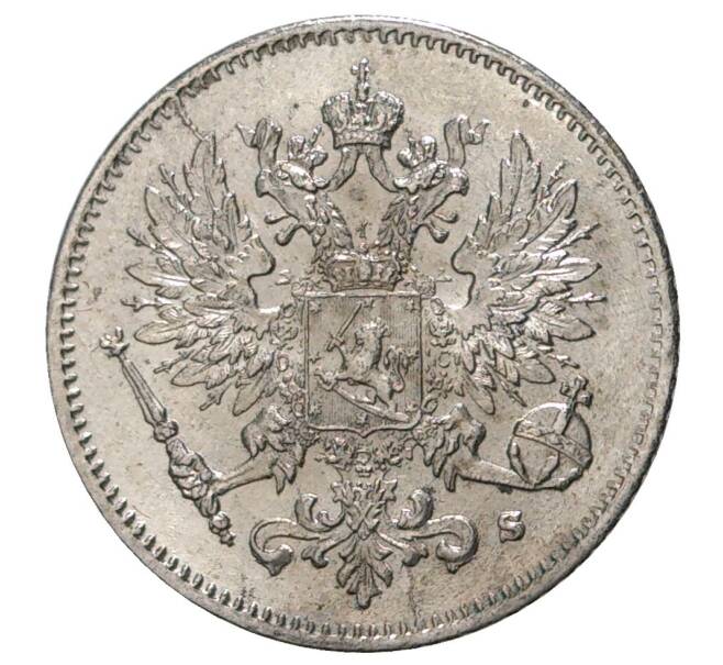 Монета 25 пенни 1916 года Русская Финляндия (Артикул M1-34041)