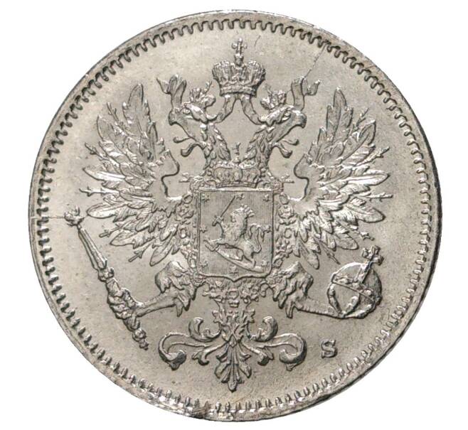 Монета 25 пенни 1916 года Русская Финляндия (Артикул M1-34046)
