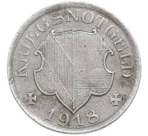 10 пфеннигов 1918 года Германия — город Пфорцхайм (Нотгельд) — Фото №1