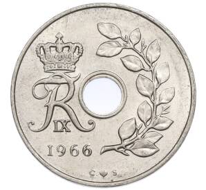 25 эре 1966 года Дания — Фото №2