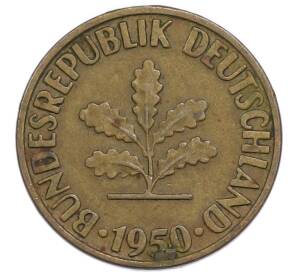 10 пфеннигов 1950 года D Западная Германия (ФРГ) — Фото №1