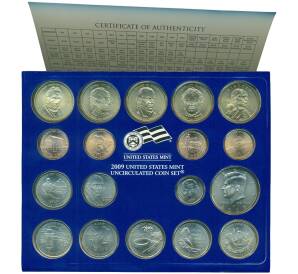 Годовой набор монет 2009 года США (Монетный двор P) — Фото №1