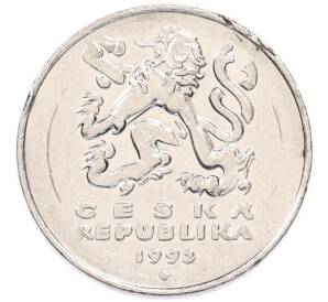 5 крон 1993 года Чехия — Фото №2