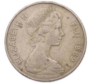 20 центов 1969 года Фиджи — Фото №2