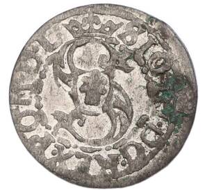 1 солид 1587-1622 года Рига — Сигизмунд III — Фото №1