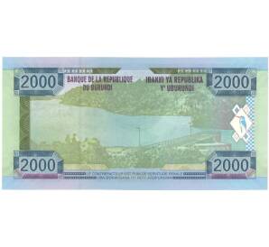 2000 франков 2008 года Бурунди — Фото №2