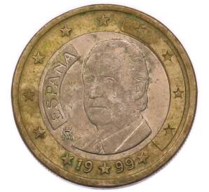 1 евро 1999 года Испания — Фото №1