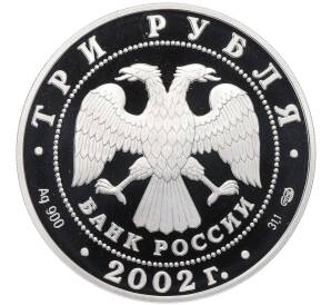 3 рубля 2002 года СПМД «Памятники архитектуры России — Кидекша» — Фото №2
