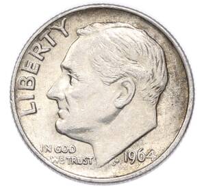 1 дайм (10 центов) 1964 года США