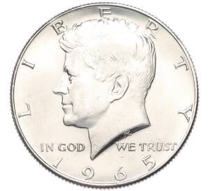 1/2 доллара (50 центов) 1965 года США