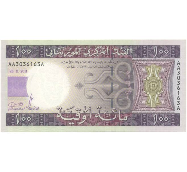 Банкнота 100 угий 2011 года Мавритания (Артикул: B2-5515) — Фото №2