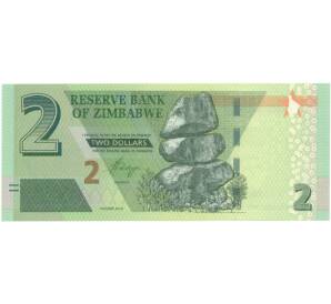 2 доллара 2019 года Зимбабве — Фото №1