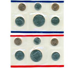 Сет из двух годовых наборов 1990 года США (Монетные дворы P и D) — Фото №1