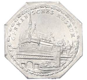 20 пфеннигов 1921 года Германия — город Нюрнберг-Фюрт «Германский музей» (Трамвайный нотгельд) — Фото №1