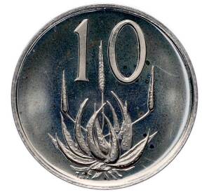 10 центов 1984 года ЮАР — Фото №1