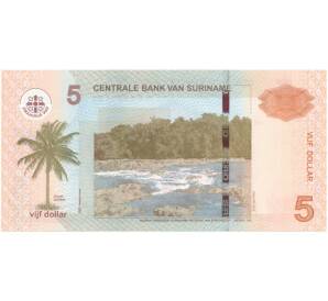 5 долларов 2014 года Суринам — Фото №2