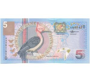 5 гульденов 2000 года Суринам — Фото №1