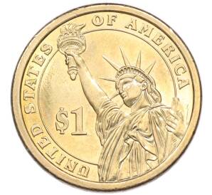 1 доллар 2008 года P США «5-й президент США Джеймс Монро» — Фото №2