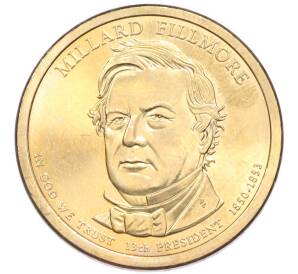 1 доллар 2010 года D США «13-й президент США Миллард Филлмор» — Фото №1