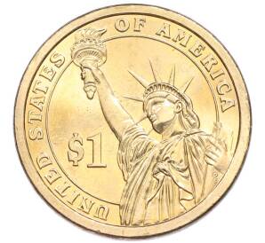 1 доллар 2010 года P США «14-й президент США Франклин Пирс» — Фото №2