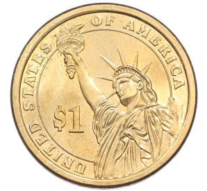 1 доллар 2010 года D США «15-й президент США Джеймс Бьюкенен» — Фото №2