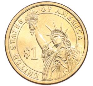 1 доллар 2008 года D США «8-й президент США Мартин Ван Бюрен» — Фото №2