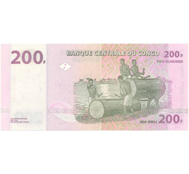 Банкнота 200 франков 2007 года Конго (ДРК) (Артикул: B2-5602) — Фото №2