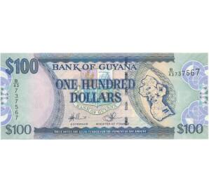 100 долларов 2012 года Гайана — Фото №1