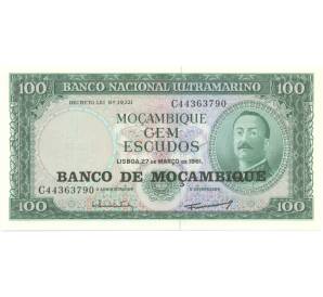 100 эскудо 1961 года Португальский Мозамбик — Фото №1