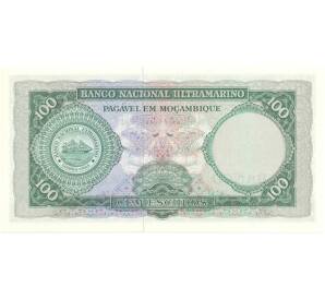 100 эскудо 1961 года Португальский Мозамбик — Фото №2