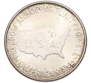 1/2 доллара (50 центов) 1952 года США «Джордж Вашингтон Карвер и Букер Талиафер Вашингтон» — Фото №2