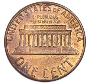1 цент 1982 года США — Фото №2