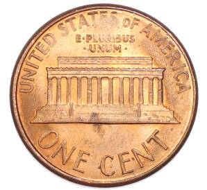 1 цент 1987 года D США — Фото №2