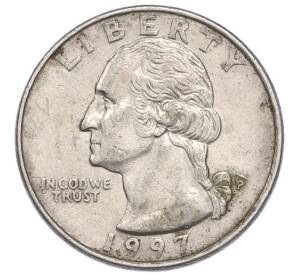 1/4 доллара (25 центов) 1997 года P США — Фото №1
