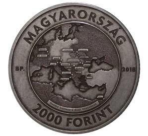 2000 форинтов 2018 года Венгрия «100 лет со дня окончания Первой Мировой войны» — Фото №2