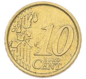 10 евроцентов 2002 года Италия — Фото №2
