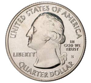 25 центов (1/4 доллара) 2020 года S США «Национальные парки — №52 Ферма Дж. А. Вейра в Коннектикуте» — Фото №2