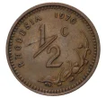 Монета 1/2 цента 1970 года Родезия (Артикул M2-38095)
