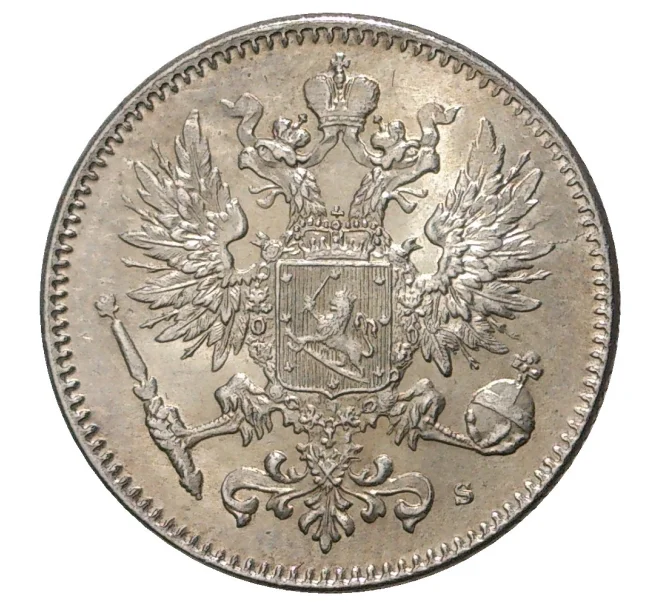 Монета 50 пенни 1916 года Русская Финляндия (Артикул M1-34233)