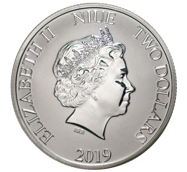 Монета 2 доллара 2019 года Ниуэ «Микки Маус» (Артикул M2-33373)
