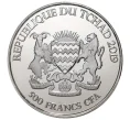Монета 500 франков 2019 года Чад «Кельтские животные — Ирландский благородный олень» (Артикул M2-32994)