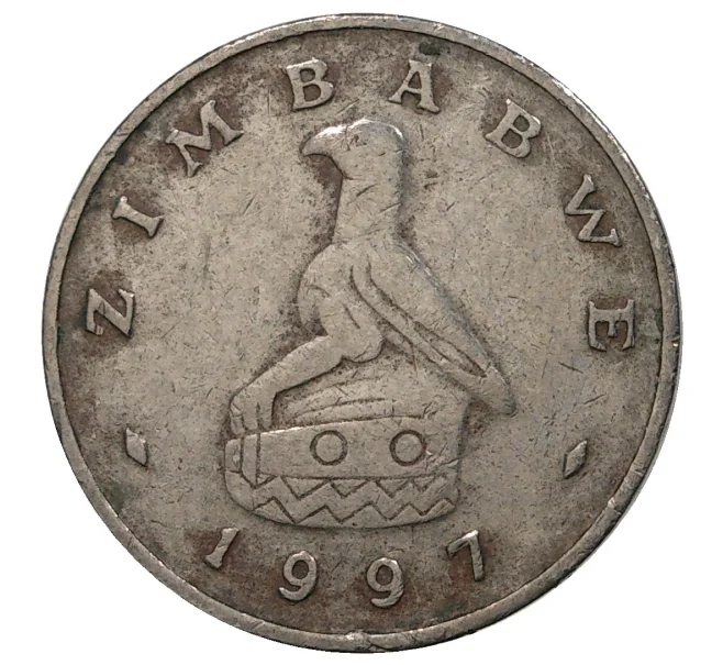 Монета 10 центов 1997 года Зимбабве (Артикул M2-38288)