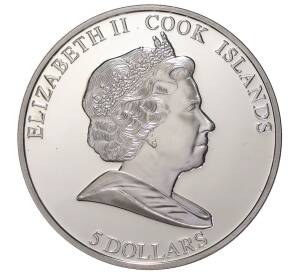 5 долларов 2011 года Острова Кука «20 лет фильму Терминатор 2 — T-1000» — Фото №2