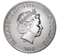Монета 2 доллара 2018 года Ниуэ «Звездные войны — Имперский штурмовик» (Артикул M2-38463)