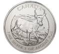 Монета 5 долларов 2013 года Канада «Канадская фауна — Вилорог» (Артикул M2-30501)