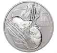 Монета 1 доллар 2020 года Австралия «Год Крысы» (Артикул M2-32635)