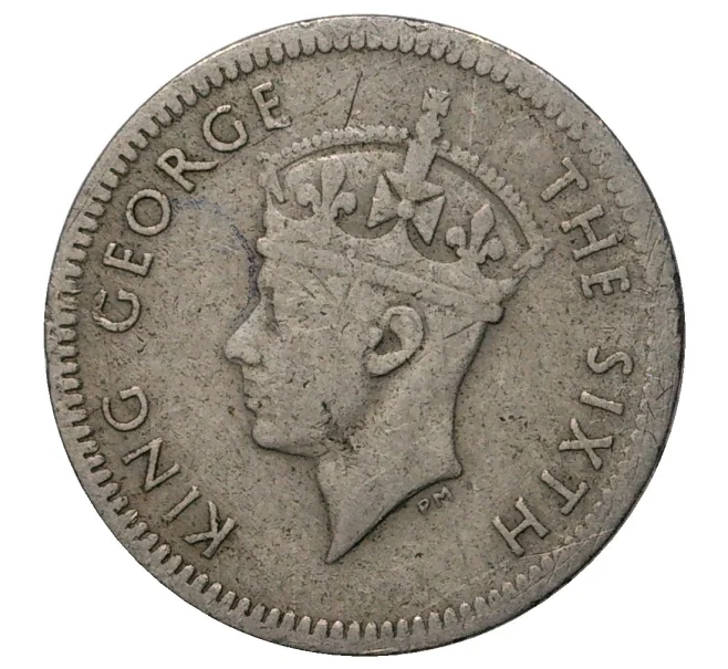 Монета 3 пенса 1951 года Южная Родезия (Артикул M2-38567)
